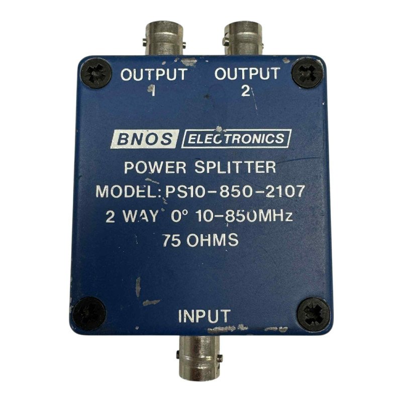 PS10-850-2107 Power Splitter 2 Way 10-850MHZ 75Ohm